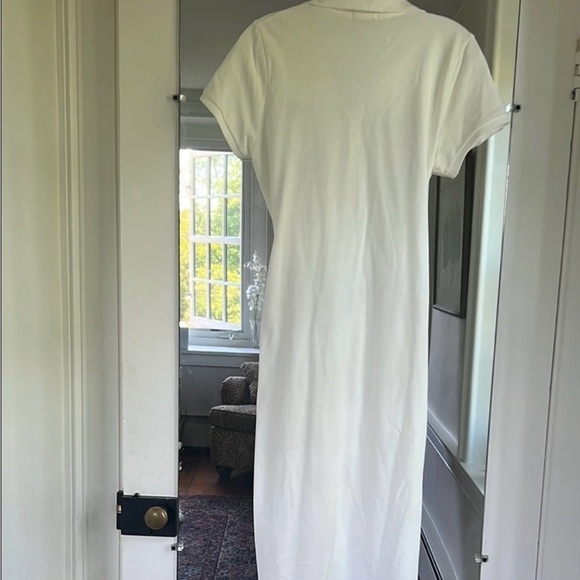 Ralph Lauren Classic White Tie-Waist Dress - Picture 2 of 2